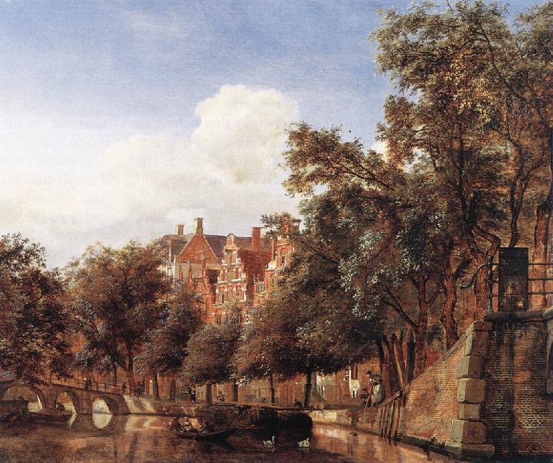 View of the Herengracht, Amsterdam, HEYDEN, Jan van der